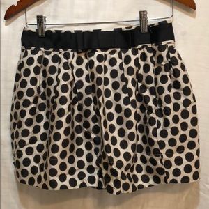 Polkadot mini skirt